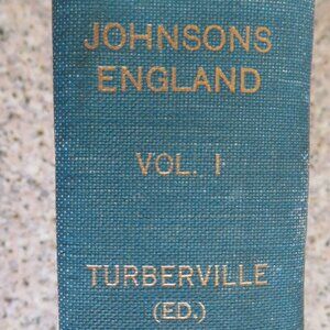 Johnsons England Vol. 1 Clarendon Press Vintage (B342)